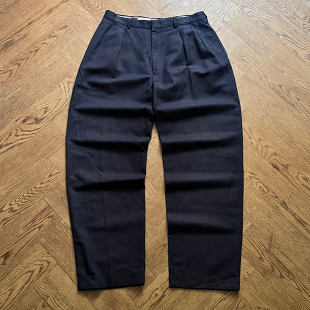 [34]폴로 랄프로렌 네이비 코튼 린넨 치노 팬츠