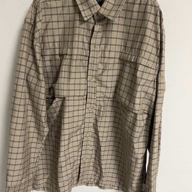 나이키 acg 체크 셔츠