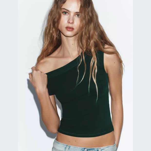 자라 보트넥 오프숄더 티셔츠M 택0새상품