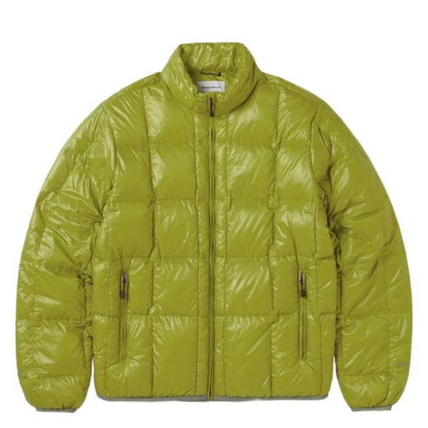 디스이즈네버댓 퍼텍스 라이트 다운 자켓 올리브 옐로우 M