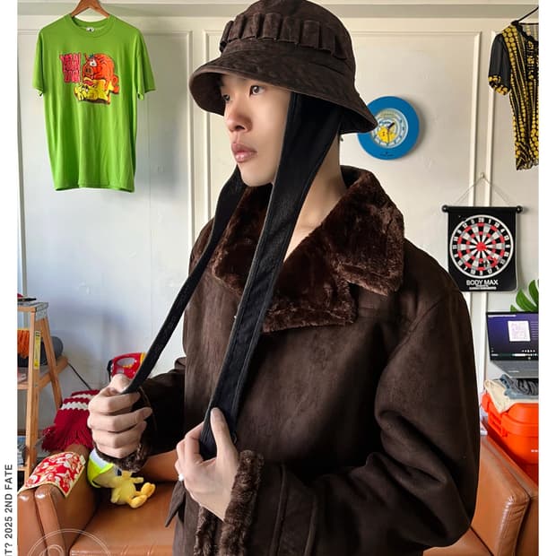 Sasquatchfabrix 23AW Eaf-Muff Bucket Hat