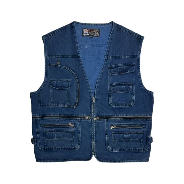 폴뉴망 빈티지 데님 베스트 자켓 청조끼