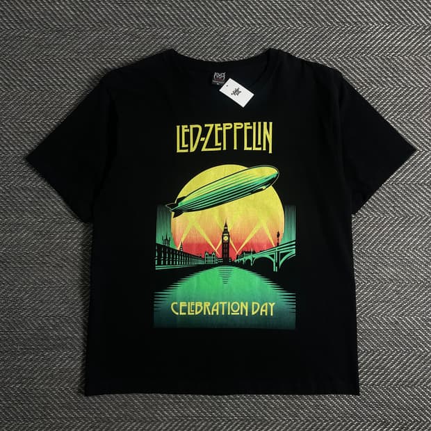 빈티지 레드재플린 락 밴드 티셔츠o 3123