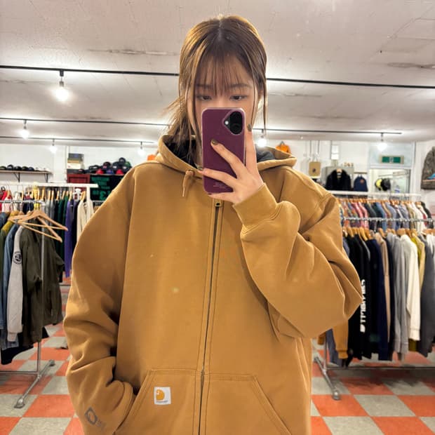 칼하트 후드집업