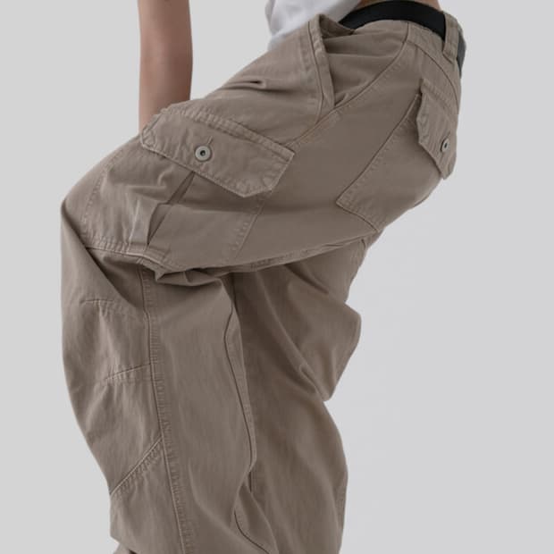 어텀 [unisex] 플레이 카고팬츠 베이지