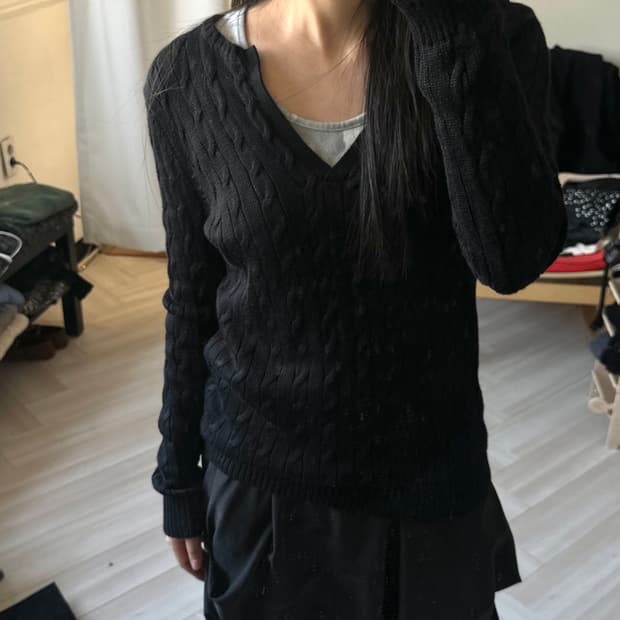 [LAUREN RALPH LAUREN] V neck knit