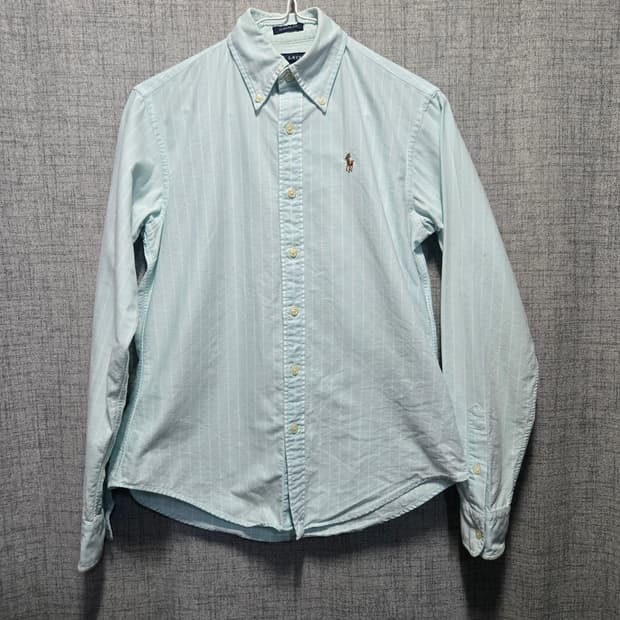 폴로 랄프로렌 클래식핏 스트라이프 셔츠 하늘색 