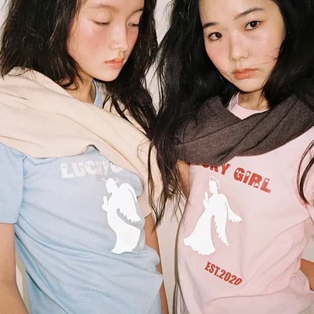 *구해요* 샵페어리 럭키걸 반팔티셔츠 블루 구합니다