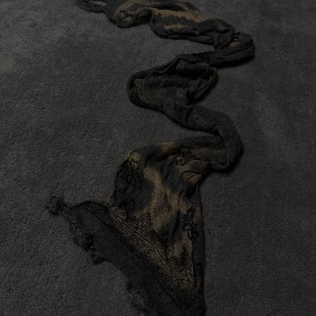 Vintage vkei punk mood scarf