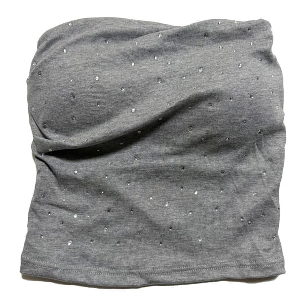 새상품 큐빅 캡내장 탑나시 (그레이)