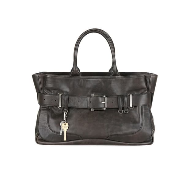 오소이 OSOI TOTE BROCLE [STAIN BROWNI