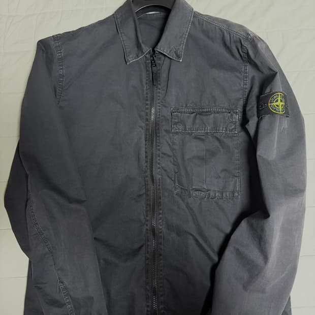 스톤아일랜드 올드이펙트 오버셔츠 L