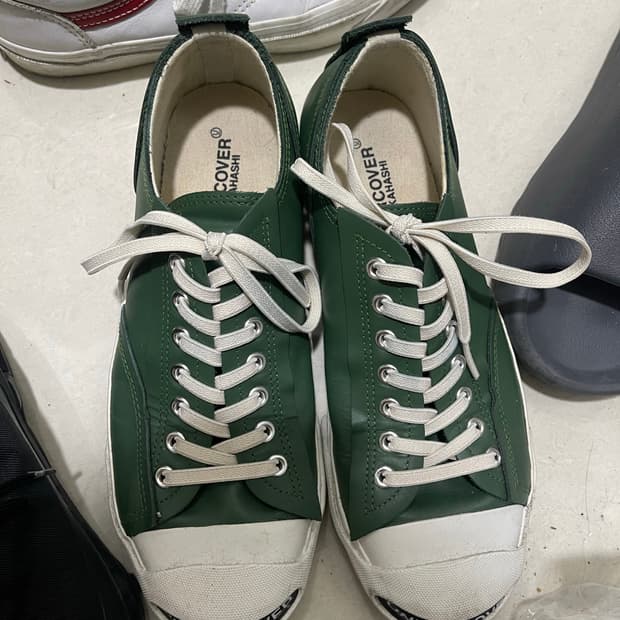 언더커버 JUN TAKAHASHI 그린 스니커즈 L