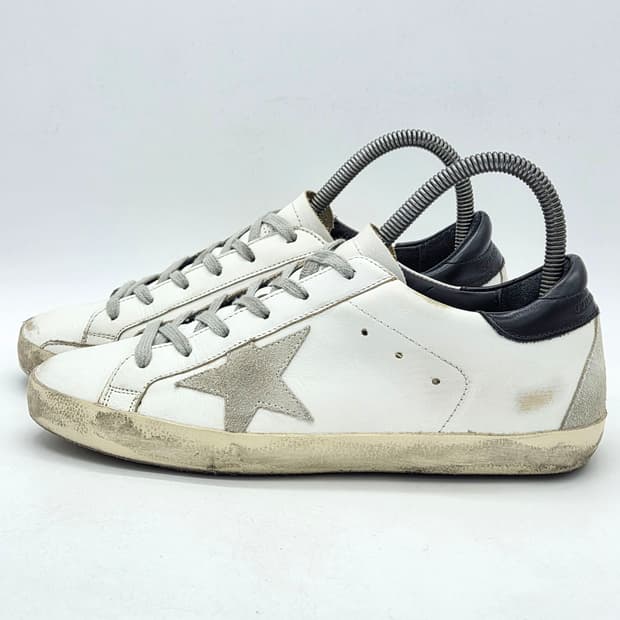 골든구스 우먼스 슈퍼스타 흰/검 (39)