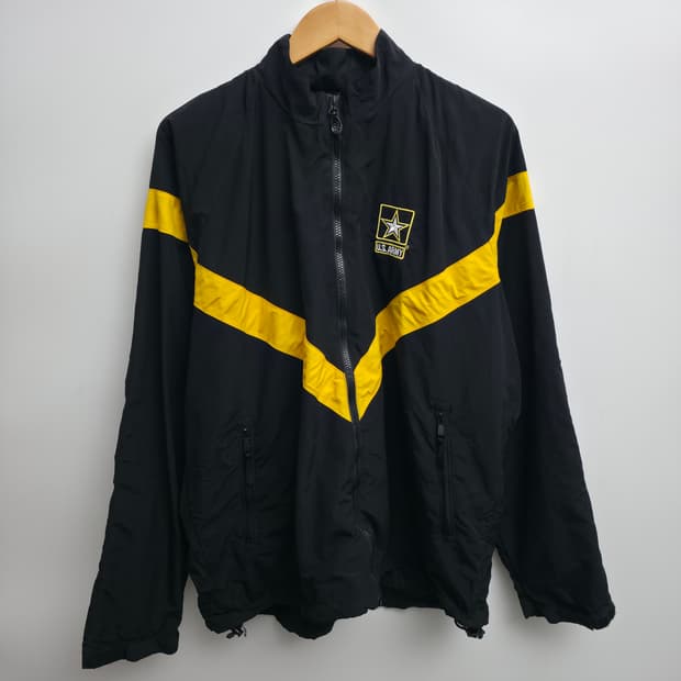[L] U.S. ARMY 블랙 바람막이