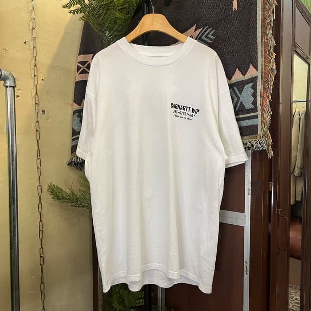칼하트 WIP 레스 트러블 반팔티 #csz956