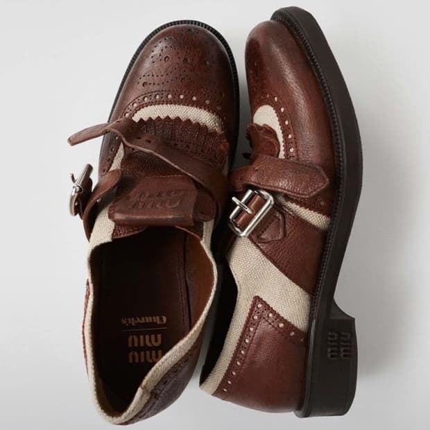 MIU MIU X CHURCH’S 상하이 로퍼