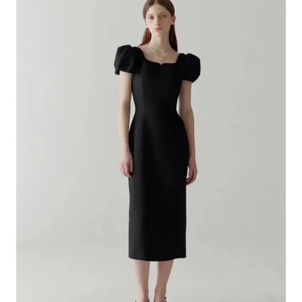 플로움 Classic Sandersonia Dress 블랙