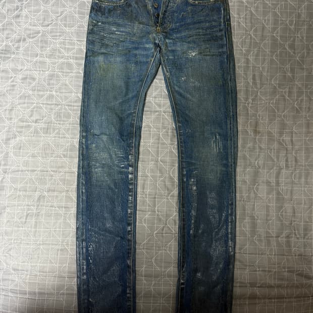 디올 블루 왁스 코팅진(27)