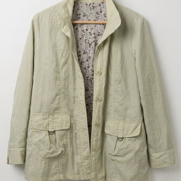 빈티지 카키색 아우터