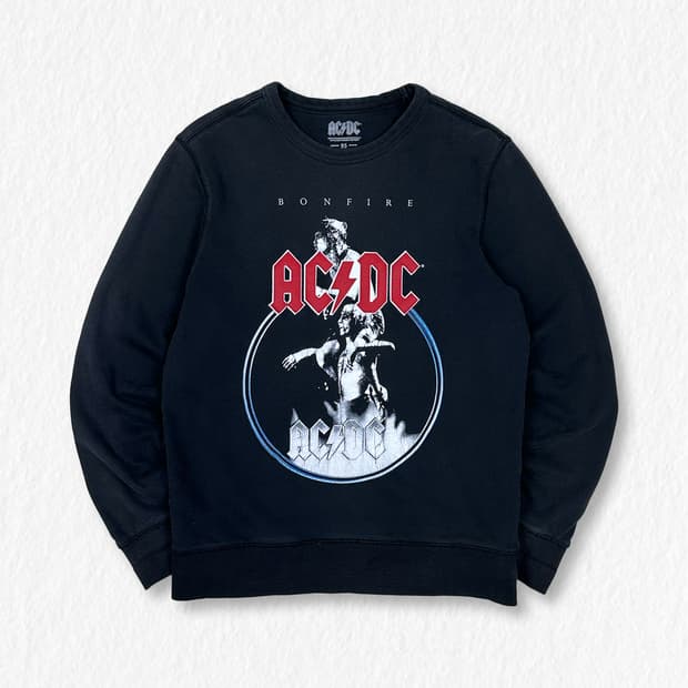탑텐 ACDC 빈티지 크랙 맨투맨