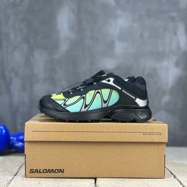 살로몬 XT-위스퍼 블랙 아이스드 아쿠아  265mm
