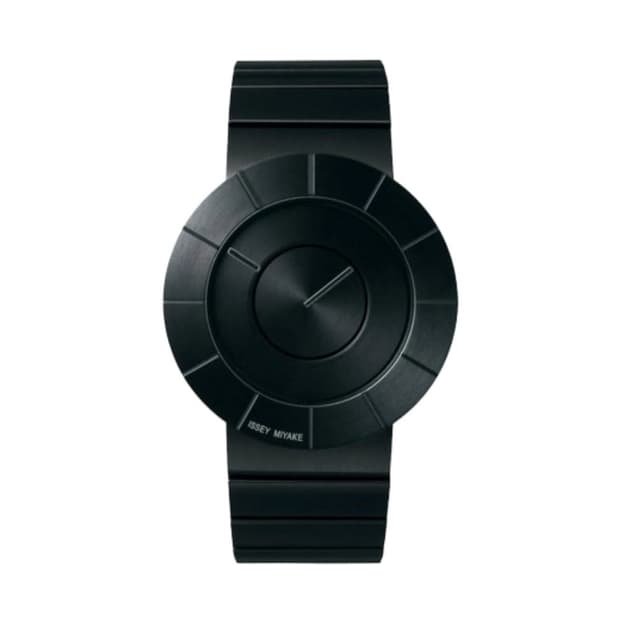 [이세이미야케/SILAN] 미니멀 블랙 스테인리스 시계