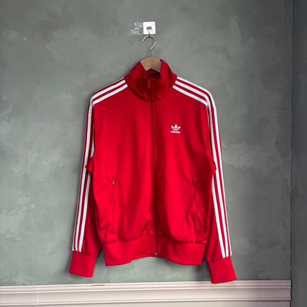 아디다스 신형 파이어버드 져지 트랙탑 빨강