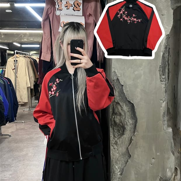 TARGETTO 플라워 자수 스카쟌 자켓 #csz3177