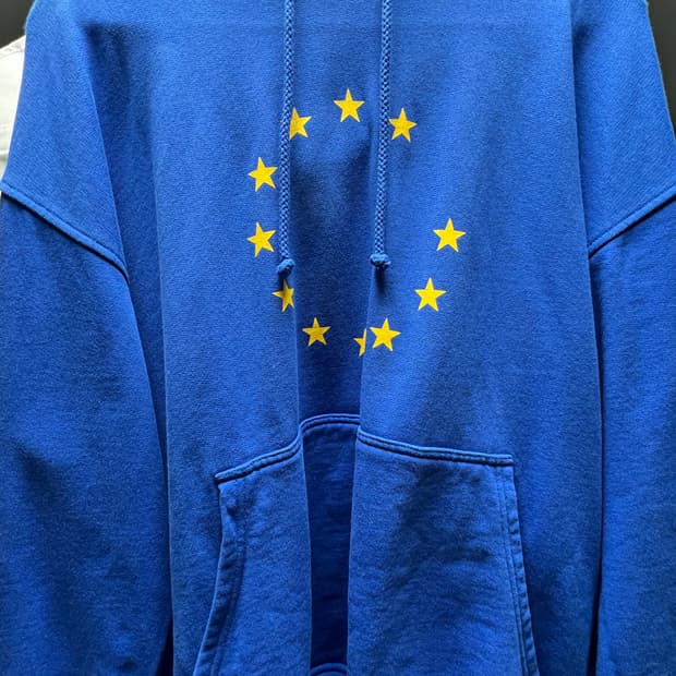 정품 수베니어 클래식 후드 코발트 블루 L