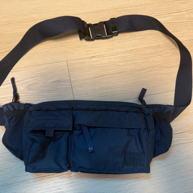요시다 포터 마스터 네이비 웨이스트백 힙색
