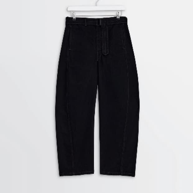 르메르 트위스트 벨티드 팬츠 블랙 S