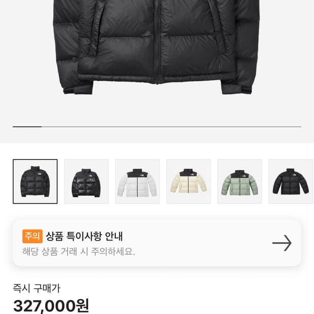 The North Face Nuptsey 노스페이스 눕시 1996 패딩