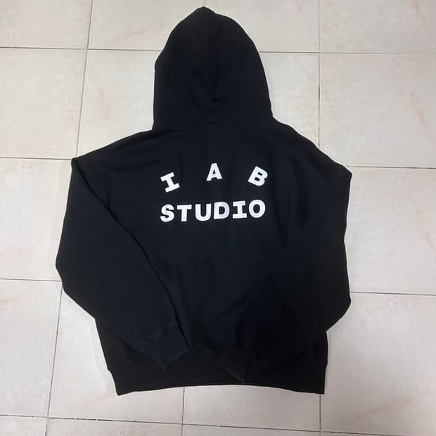 아이앱 스튜디오 후디 블랙 라지사이즈