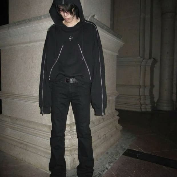 써저리 25ss 멀티 지퍼 해채주의 집업 후디