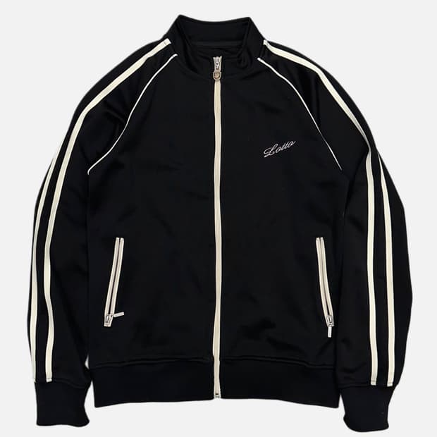 stripe logo black jersey