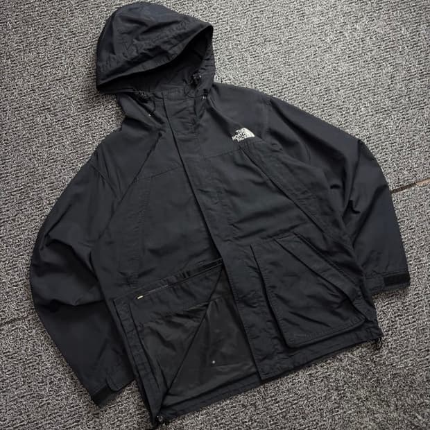 노스페이스 스트링 나일론 블랙 마운틴 자켓 3632