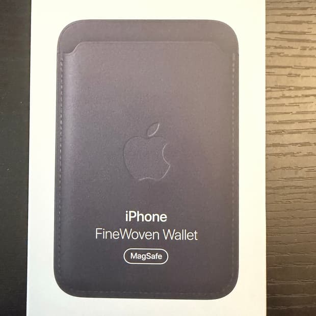 미개봉 애플 파인우븐 MagSafe 카드지갑 블랙