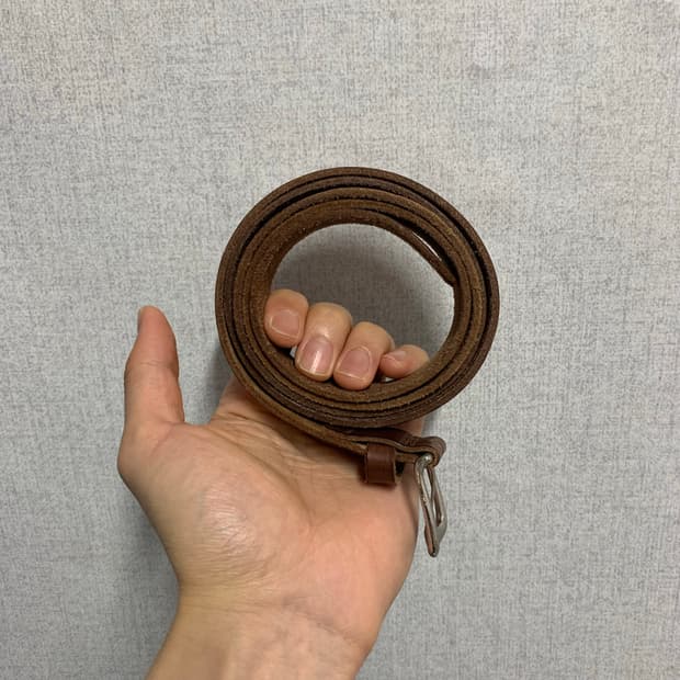 빈티지 브라운 벨트