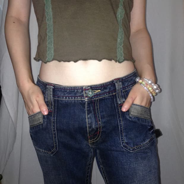 Vintage lowrise jeans
