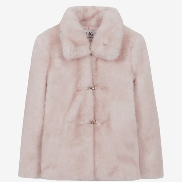 일리고 핑크 퍼자켓