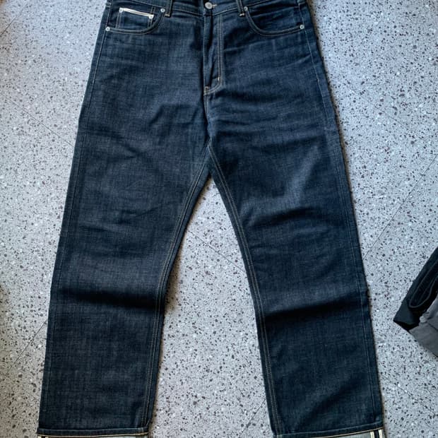 유니폼브릿지 셀비지 데님팬츠 L