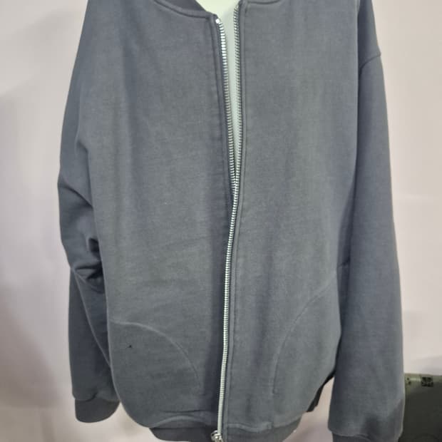 ALENS 회색 봄버 자켓 XL