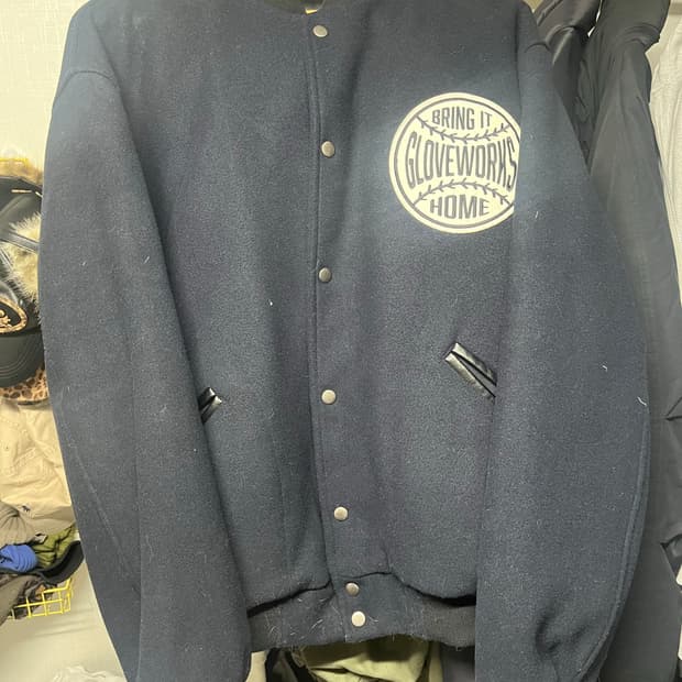 글로브 웍스 울 바시티 자켓