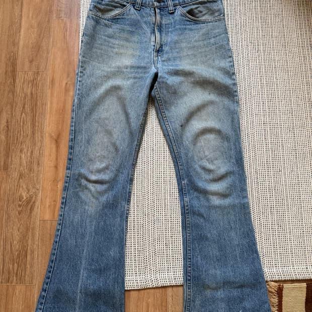 80s 리바이스 646 플레어 데님팬츠