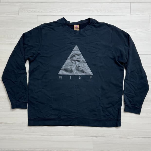 나이키 ACG 플리스 크루넥 맨투맨 블랙 2XL