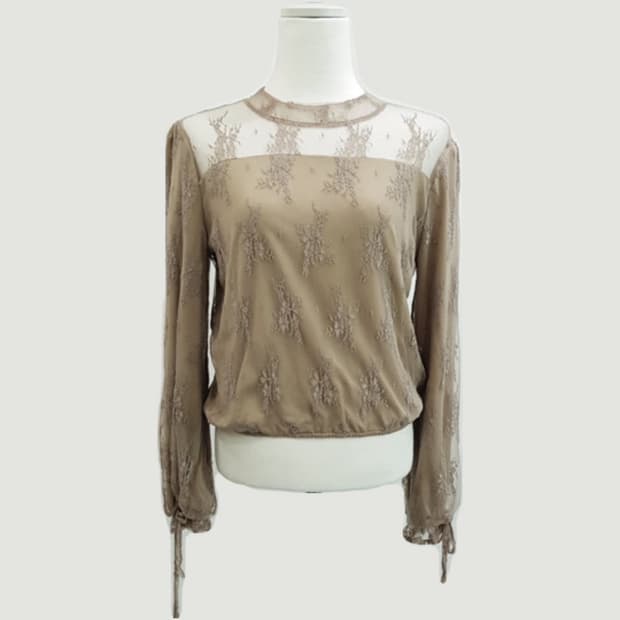 jpn) vintage lace blouse