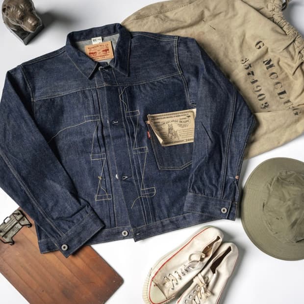 브론슨 44806 셀비지 데님 자켓