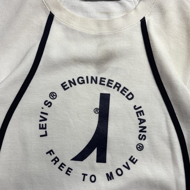 리바이스 엔지니어드 진 빅로고 크루넥 스웻 셔츠 2275