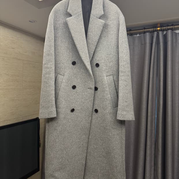(95)시스템 더블 울 롱코트
